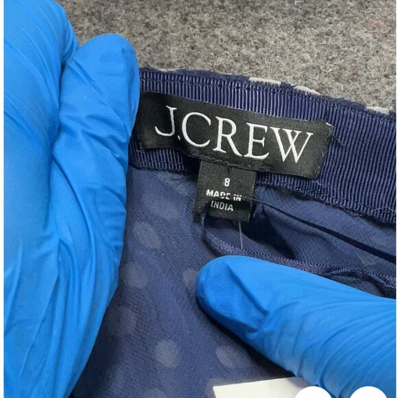 J.Crew Collection Chiffon Ruffle Skirt In Dot For Women - Picture 4 of 5